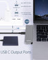 USB C Hub for MacBook Pro, 7 in 2 Multiport Adapter with 4K HDMI, Thunderbolt PD, USB 3.0, SD/TF Reader