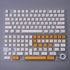 PBT Dye-Sub Keycaps, 138 Keys XDA Profile Honey Milk Keycaps Set, Fit for 61/64/87/104/108 Mechanical Keyboard, Cherry