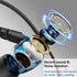 USB Earbuds with Microphone for PC Laptop, 6.5Ft Wired Headphones for Gaming, Work Calls, Over Ear Earphones