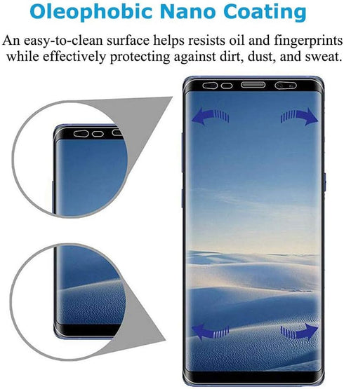 Macosen Galaxy S8 Privacy Screen Protector, 2-Way Anti Spy, Scratch Resistant Full Adhesive Coverage for Samsung Galaxy