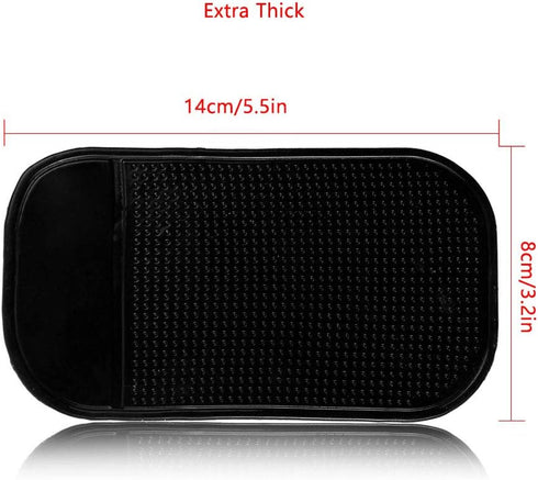 Bysameyee Car Dashboard Non Slip Mat - 5-Pack Anti-Slide Sticky Dash Pad for Radar Detector, Cell Phone