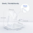 DARENYI Acrylic Cell Phone Stand for Desk, Clear Phone Holder Dock for iPhone 13/12/11 Pro Max, All Android Phones