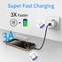 Bkduice 6 inch 10 Pack, Multipack 0.5ft 16 15 S24 S23 S20 S10 S9 20 10 9 Short USB C Cable Bulk Short USB A to USB C