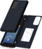 GOOSPERY Card Holder Wallet Case for Samsung Galaxy Note 20, Midnight Blue, Protective Dual Layer