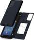 GOOSPERY Card Holder Wallet Case for Samsung Galaxy Note 20, Midnight Blue, Protective Dual Layer