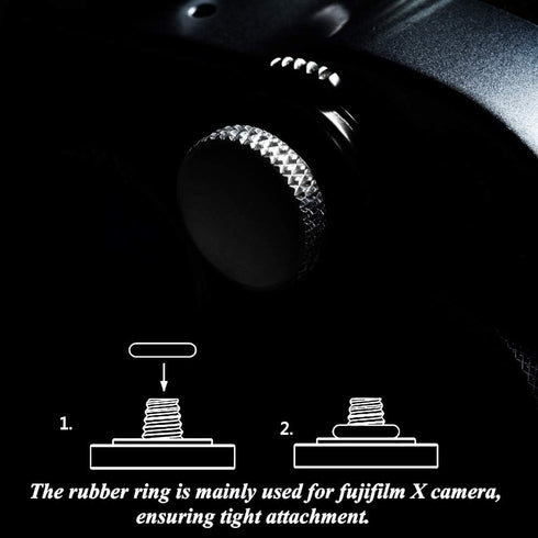 Camera Shutter Button (2 Pack/Silver), Upscale and Delicate Soft Shutter Release Button