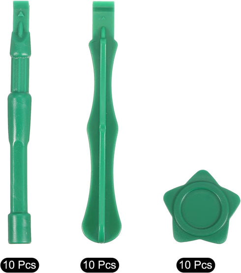 MECCANIXITY 30pcs Universal Plastic Spudger Crowbar Pry Bar Opening Repair Tools for Cellphone, Mobile Phone, Tablet,
