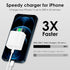 20W MFi Certified USB C Fast Charger with 10FT Type-C to Lightning Cable, compatible with iPhone 14/13/12/11/Xs