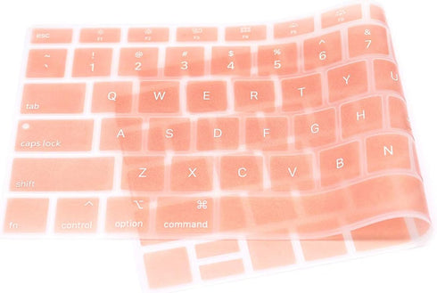 Se7enline Compatible with MacBook Air 2018-2024 Keyboard Cover, 13 inch Soft Protector for MacBook Air