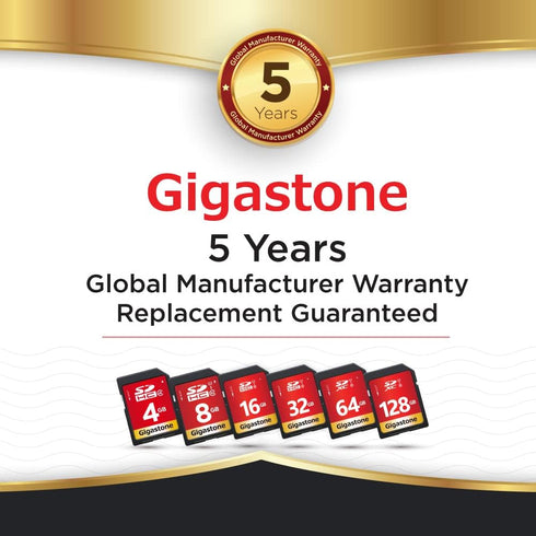 Gigastone 4GB SD Card SDHC Class 4 Memory Card for DSLR Camera, Camcorder, PC, Mac, with 1 Mini Case