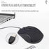 Wired USB Computer Mouse, Ergonomic Design USB Mouse for Laptops and PCs, Office and Home Mice (Black, Wired)