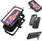 iPhone 15 Case 6.1 inch, 360 Full Protection Heavy Duty Rugged Armor with Built-in Screen Protector, Black
