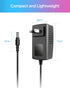 ZOSI DC 12V 1A 1000mA US CCTV Power Supply Adapter, 3m Long Power Cords for Home Security Camera