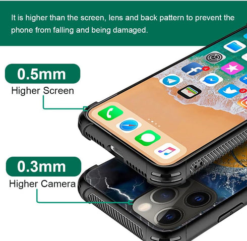 DAIZAG iPhone 13 Mini Case - Shockproof Soft TPU, Ice Fire Basketball Design, Perfect Gift for Boys & Men.
