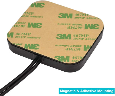 Bingfu 4G LTE Adhesive Magnetic Mount Antenna, MIMO SMA Male Compatible with 4G LTE Wireless Home CPE