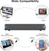 SOULION R30 Computer Speakers, USB Powered 3.5mm AUX Small PC Speakers, Colorful LED Lights with Switch Button,