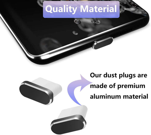 USB Type C Anti Dust Plug - DFsucces USB C Port Plug Dust Caps for Type C Devices, 2 Pack