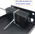 Jingchengmei Portable Electronic Device Mount, Black Wall Mount Bracket for PTZ Cameras, 8 Pounds Capacity