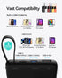 INIU 45W Slimmest 10000mAh Pack, 17 16 15 S24 S23 Power Bank, Portable Charger with Built in USB-C Cable, Fast Charging