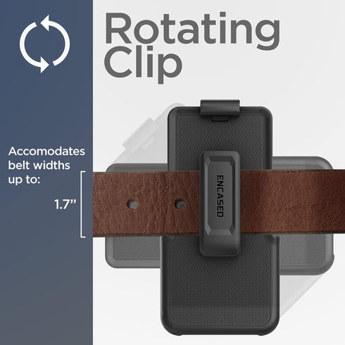 ENCASED 13 13 Belt Clip Holster, Fits The Lifeproof Fre (iPhone / iPhone Pro) Holster Only - Case Not Included
