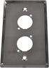 Stainless Steel Wall Plate by Seismic Audio, Dual "D" Size Connectors for Cable Installation