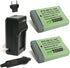 Wasabi Power NB-13L Battery (2-Pack) and Charger for Canon PowerShot G1 X, G5 X, G7 X, SX620 HS, SX740 HS