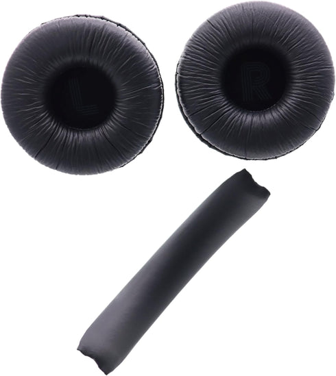 Deal4GO Original Headphone Earpads with Headband Cover Cushion Replacement for JBL Tune 500 510 520 560 590 (Black)