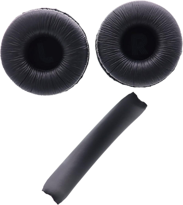 Deal4GO Original Headphone Earpads with Headband Cover Cushion Replacement for JBL Tune 500 510 520 560 590 (Black)