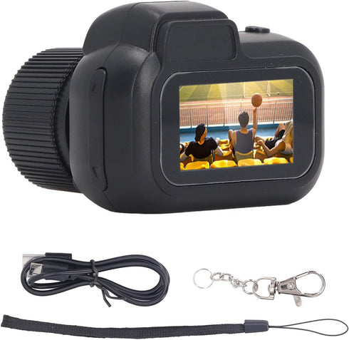 Gugxiom 1080P 2MP 100 Mini Keychain Camera, Mini Thumb Sized Camera Keychain, Micro Video Camera Camcorder, with Mins