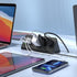 Nightstand Edge Mount Power Strip with USB-C Ports, 3 AC Outlets & 4 Fast Charging USB Ports for Home Office