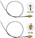 HIGHFINE 2 2.4GHz 6dBi 802.11n/b/g 2 20cm/8" x Indoor Omni-Directional WiFi Antenna RP-SMA Female Connector + x