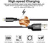 cugunu iPhone Charger, 5 Pack (3/3/6/6/10FT) MFi Certified Nylon Braided Fast Charging Cable for iPhone