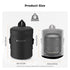 3.3" x5.7" K&F CONCEPT Camera Lens Pouch Case, Waterproof Zipper Lens Protective Bag, Shockproof All-round Camera Lens