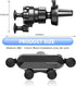 Shakas Car Air Vent Phone Holder, Anti-shaking Anti-slip Adjustable Angle Navigation Bracket, Auto-locking Mute Design