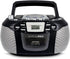 HANNLOMAX HX-301CD CD/MP3 Boombox, AM/FM Radio, Cassette Recorder, Records from CD or Radio,