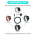 Fitbit Charger Cable, 3.3ft Replacement Charging Cable for Fitbit Sense/Versa 4, Portable USB Charger for Fitbit