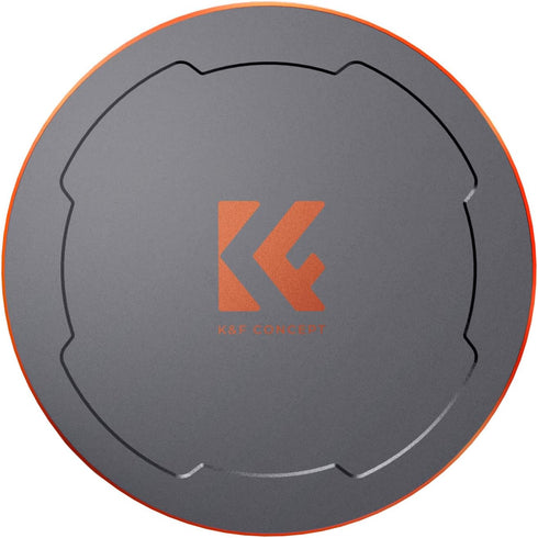 K&F CONCEPT 82mm 2-in-1 Thread & Magnetic Lens Filter Cap Only Compatible with K&F Magnetic Swap System