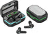 True Wireless Earbuds, 2024 Bluetooth Headphones 5.3 with Waterproof Touch Control and LED Power Display