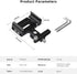 FANAUE SSD Mount Bracket with Cold Shoe Cable Clamp, 1.5"-2.1" for Samsung T5 T7 SSD, Compatible with BMPCC Camera Cage