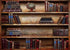 BELECO 7x5ft Fabric Old Bookshelf Backdrop Brown Wooden Bookcase Hardcover Books Globe Background