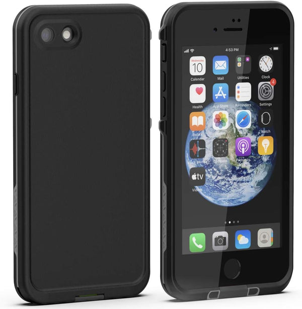 Diverbox Waterproof Case for iPhone SE 2020, iPhone 8, Shockproof IP68 Full-Body Sturdy Case with Built-in Screen