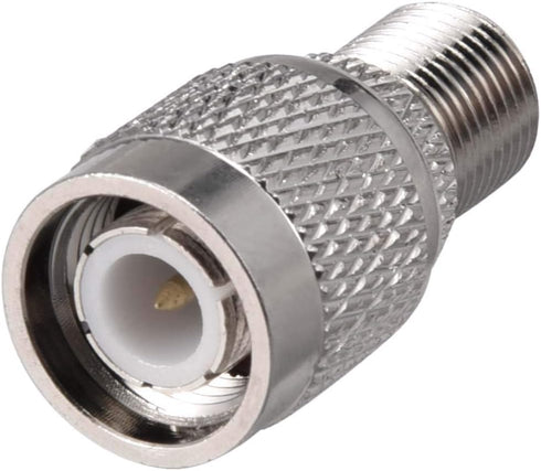uxcell TNC Male to F Female Brass Connector RF Coaxial Adapter, 1pcs