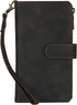 iCoverCase for iPhone 11 Pro Wallet Case with Card Holder and Wrist Strap, PU Leather Kickstand Card Slots Zipper