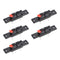 uxcell 2 Ways Spring Speaker Terminal Clip - Push Release Connector Audio Cable Terminals Strip Block (5Pcs)