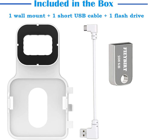 Blink USB Flash Drive 256GB and Sync Module 2 Mount, Easy Move Mount Bracket Holder for Blink Security System