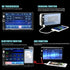 EKAT 7 Inch MP5 Double Din Car Stereo Receiver Bluetooth Touch Screen Car Radio Head Unit Video Digital Player Support