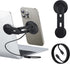 MAGDIGITEH Laptop Phone Holder, Magnetic Phone Stand 15W Fast Wireless Charger for MagSafe