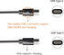 CERRXIAN USB Type C Splitter Charging Cable,4.9ft 2 in 1 Multi Charging Cable, USB A to 2 x USB Type C Y Splitter Data Snyc Cord(1.5m-2USB C, Black) by CERRXIAN