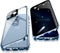 Anti Peeping Case for iPhone 13 Pro Max, Jonwelsy 360 Degree Front and Back Privacy Tempered Glass Cover (Blue)
