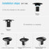 HOLACA Sun Rain Shade Camera Cover for Spotlight Camera Pro, Easy to Install Protective Shield for UV Resistance